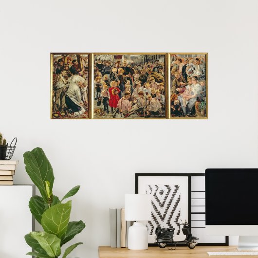 1895年の三歳 ポスター (ホームオフィス)