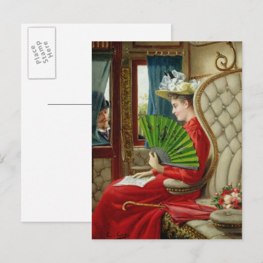 1895年の失意 ポストカード (正面/裏面)