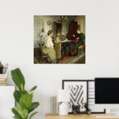 1895年の画家の家 ポスター (ホームオフィス)