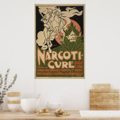 1895年の麻薬治療タバコの習慣を治める ポスター (キッチン)