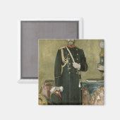 1895年ニコライ2代天皇ポートレート マグネット (正面/裏面)