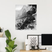 1895年パリのモンパルナス駅で難破船 ポスター (ホームオフィス)