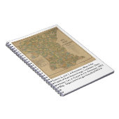 1895年ラ・イースト・バトンルージュ地方の地図 ノートブック (右側)