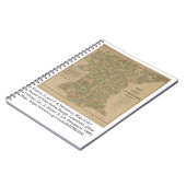 1895年ラ・イースト・バトンルージュ地方の地図 ノートブック (左側)