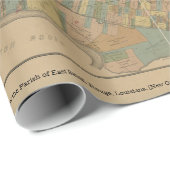 1895年ラ・イースト・バトンルージュ地方の地図 ラッピングペーパー (ロールコーナー)