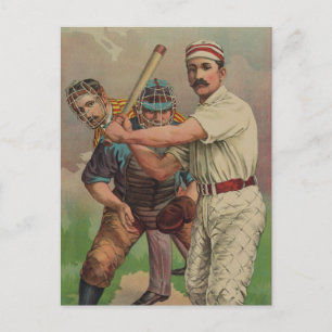 1895年頃の古野球カード ポストカード