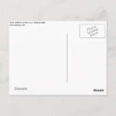 1895年頃、雪に耐えるロージー・ザルフォス ポストカード (裏面)