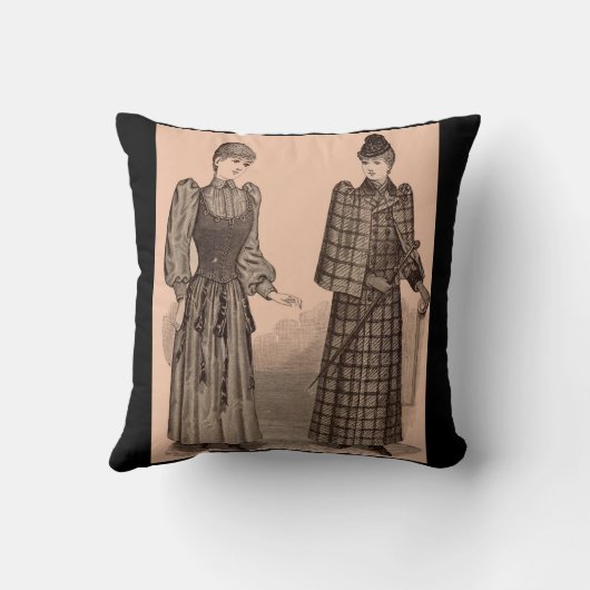 1895視線誘導標識プリントレディースコートとドレス クッション (裏面)