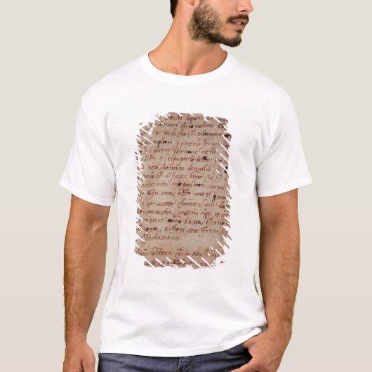 1895-9-15-503手書きのW.34vのページ Tシャツ (正面)