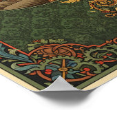 1895 Vintage Hair Renewer Square Ad Poster ポスター (角)