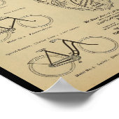 1896ヴィンテージサイクリングマガジン広告アートポスター ポスター (角)