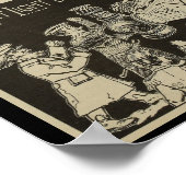 1896ヴィンテージサイクリングマガジン広告アートポスター ポスター (角)