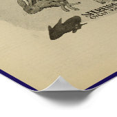 1896ヴィンテージサイクリングマガジン広告アートポスター ポスター (角)