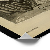 1896ヴィンテージサイクリングマガジン広告アートポスター ポスター (角)