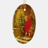 1896年からのハンガリーのクリスマス セラミックオーナメント (右)