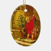 1896年からのハンガリーのクリスマス セラミックオーナメント (裏面)