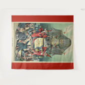 1896年のパンチ漫画「素晴らし未知」 タペストリー (正面(横))