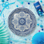 1896年のMintonのピクニックオランダの青及び白書 ペーパープレート (パーティー)