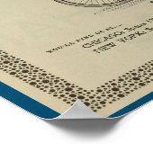 1896年特使フリートウィング自転車とアートポスター ポスター (角)