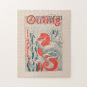 1896年4月の外出 | ヴィンテージ誌 ジグソーパズル (縦)