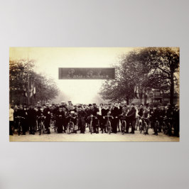 1896年4月19日パリ～ルーベ出発前 ポスター