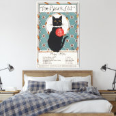 1896年5月の黒猫 キャンバスプリント (インサイチュ (寝室))
