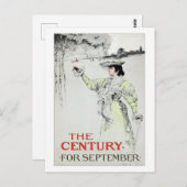 1896年9月の世紀 ポストカード (正面/裏面)