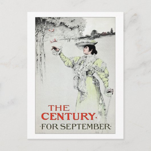 1896年9月の世紀 ポストカード (正面)