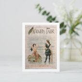 1896年9月「バニティーフェア」の表紙(カラー李) ポストカード (スタンド正面)