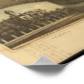 1896 St. Thomas, Ontario Bird's Eyeパノラママップ ポスター (角)