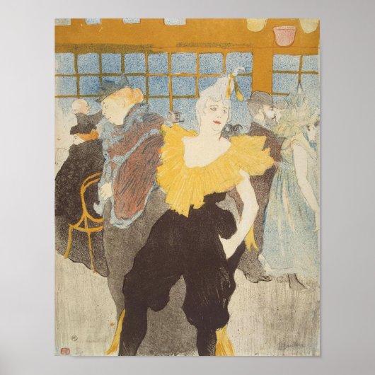 1897年のルージュの道化師 ポスター (正面)