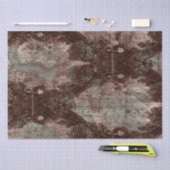 1897年のヴィンテージマップを使用したデザイン 薄葉紙 (クラフト)