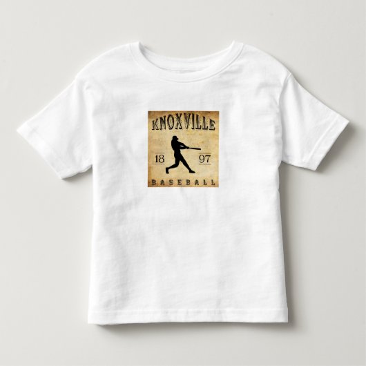 1897年のKnoxville Tenneseeの野球 トドラーTシャツ (正面)