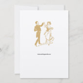 1897年ビクトリアンバロック・ロココ祭壇招待状 招待状 (裏面)