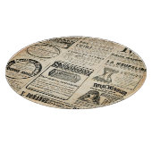 1897年フランスの新聞広告 カッティングボード (角)