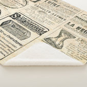 1897年フランスの新聞広告 シェルパブランケット (3/4)