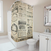 1897年フランスの新聞広告 シャワーカーテン (インサイチュ)