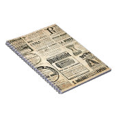 1897年フランスの新聞広告 ノートブック (右側)