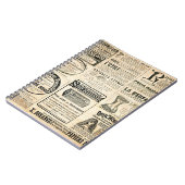 1897年フランスの新聞広告 ノートブック (左側)