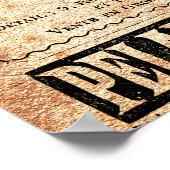 1897年フランスの新聞広告 ポスター (角)