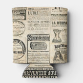 1897年フランスの新聞広告 缶クーラー (裏面)