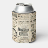 1897年フランスの新聞広告 缶クーラー (缶裏面)