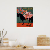 1897年頃のサーカス・ガール・シアター・ポスター ポスター (キッチン)