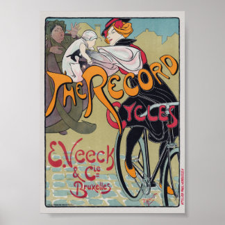 1897年 レコードサイクル ヴィンテージポスター ポスター