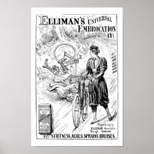 1897枚の衣服-自転車の乗馬ポスター ポスター
