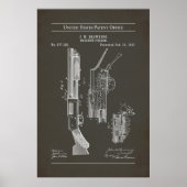 1897米国特許577281 – ポンプのアクションShotgun ポスター (正面)