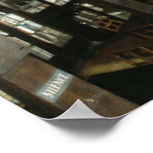 1897-99年に建てられたライブラリの表示 ポスター (角)