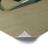 1897-99年に建てられた屋根アーチの西からの眺め ポスター (角)