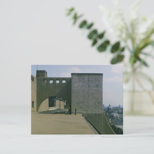 1897-99年に建てられた屋根アーチの西からの眺め ポストカード (スタンド正面)