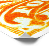 1898インディアン狩りバッファロースタンプ ポスター (角)